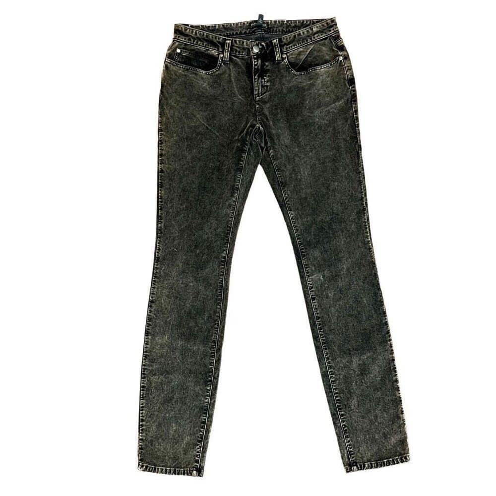 Eileen Fisher Velvety Mineral Wash Dark Gray Jeans 4